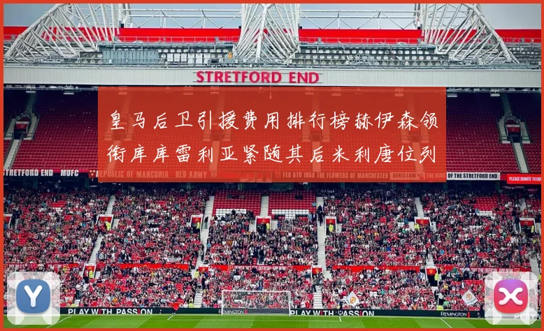 皇马后卫引援费用排行榜赫伊森领衔库库雷利亚紧随其后米利唐位列第三